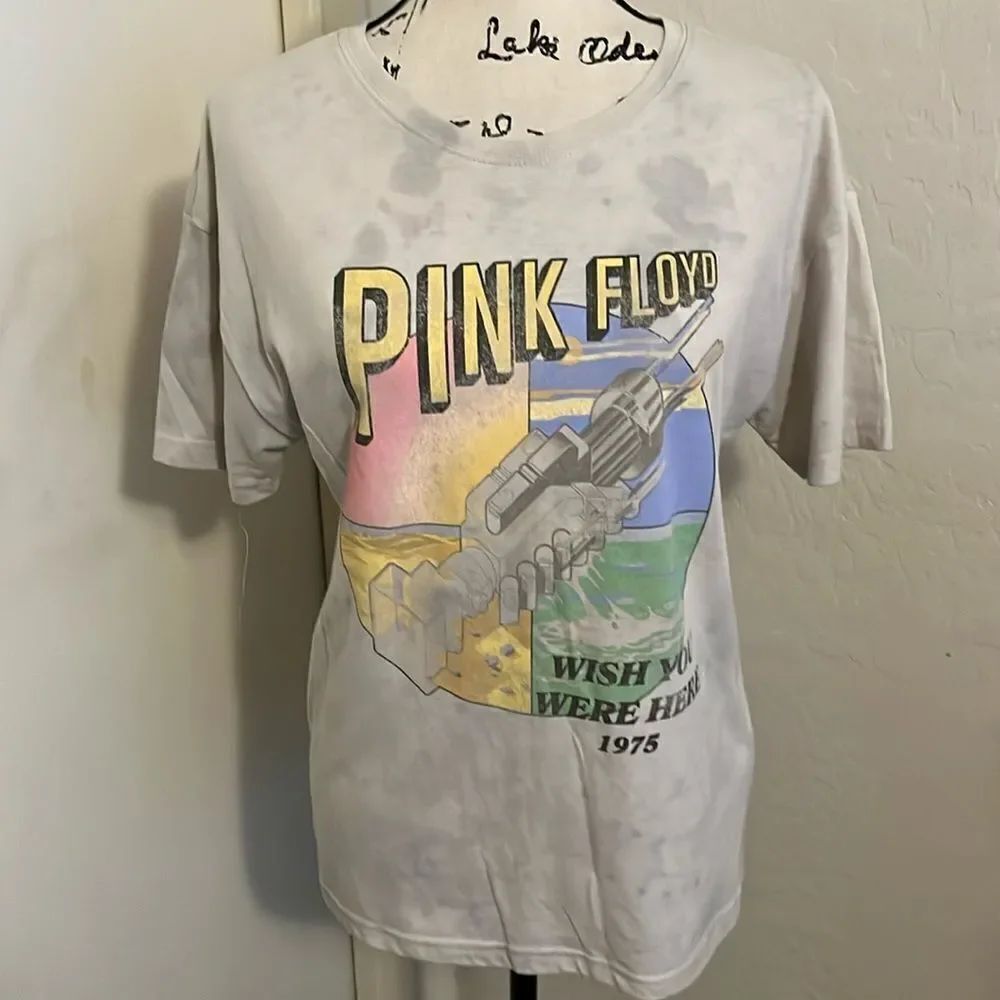 Pink Floyd Tie Dye Wish You Were Here Graphic T-Shirt Concert Festival